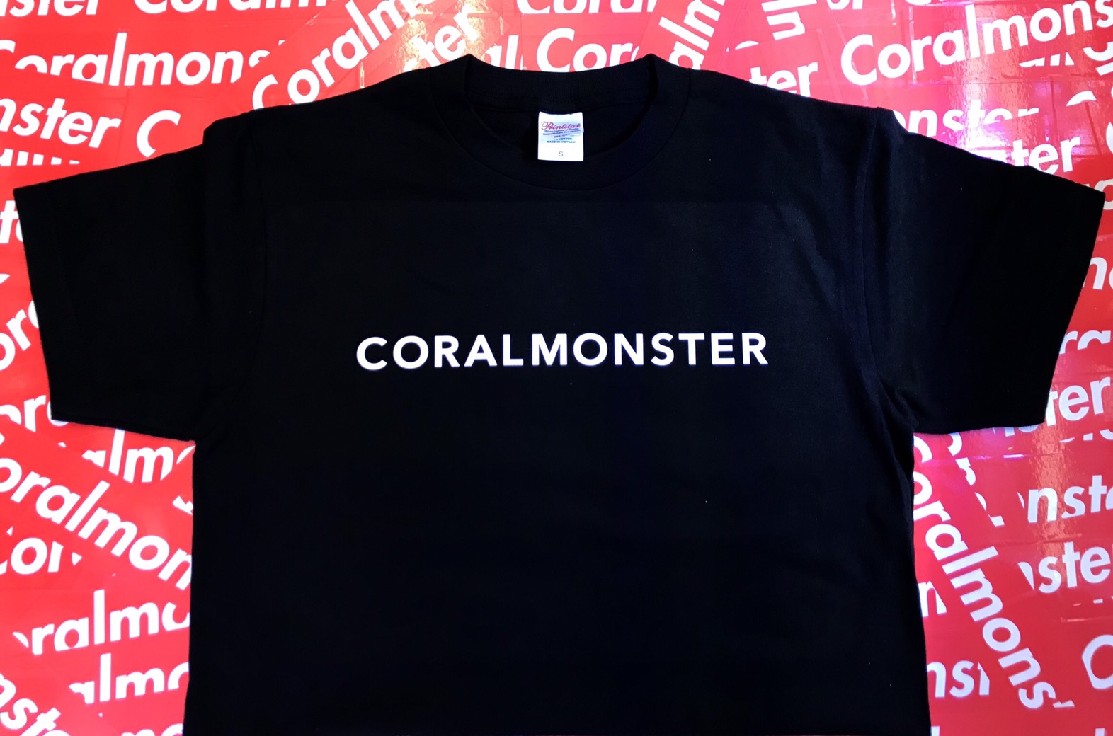 Coralmonsterオリジナル　Tシャツ　Black