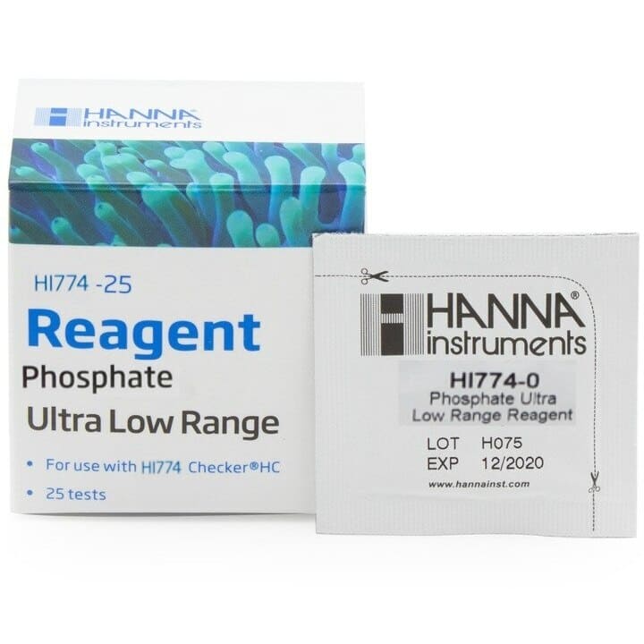 HANNA 海水専用　超低濃度リン酸塩測定器用試薬（25回分） ? HI 774-25　※メーカー直送のみ対応